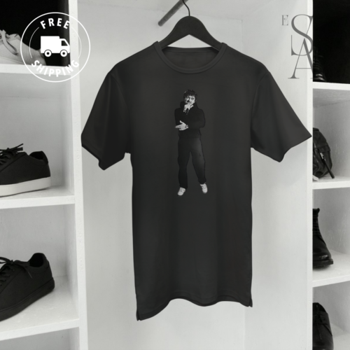 Jack Harlow Artistic Simple Unisex Premium Cotton T-Shirt Black Crew Cut Gift - Picture 1 of 6