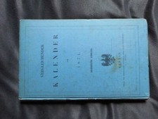 kalendarz porównawczy 1871. tajna drukarnia dworska Rzesza Niemiecka genealogia rr