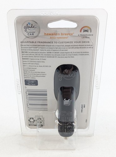 Glade PlugIns Car Air Freshener Starter Kit – Hawaiian Breeze 0.11 fl oz - Picture 2 of 2