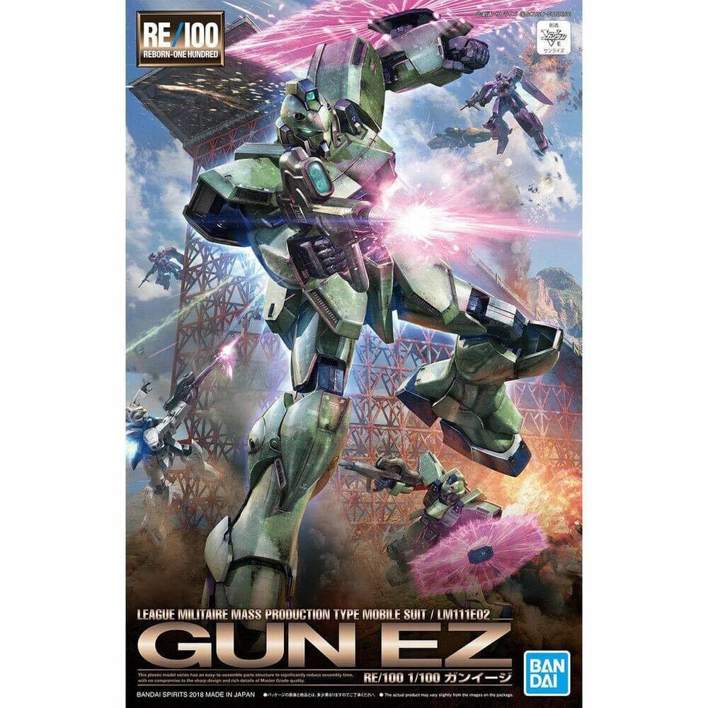 ガンプラ　GUN EZ セット RE/100 1/100 Gun-EZ Plastic Model Mobile Suit V Gundam | eBay