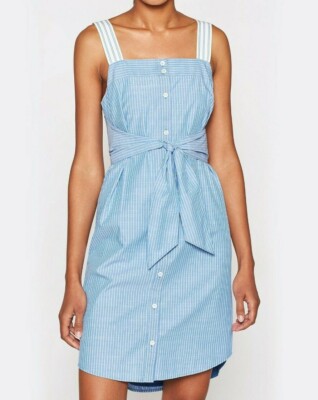 sleeveless tie waist top