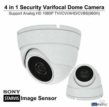 1PV 2.8-12mm Security Dome Camera 2.4M 1080P HD TVI AHD CVI Outdoor Indoor IP66