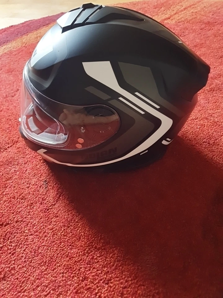 NOLAN Motorradhelm N80-8 Ally N-Com schwarz weiß matt - Größenwahl UVP 299,99€ - Bild 3 von 4