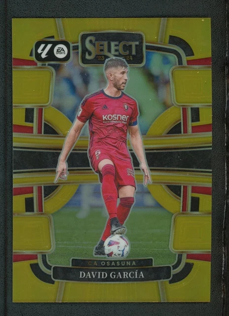 2023-24 DAVID GARCIA 03/10 PANINI SELECT LA LIGA TERRACE GOLD