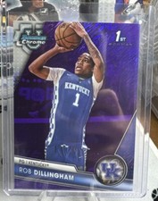 2023-24 Bowman University Chrome Rob Dillingham Purple Shimmer Refractor #44