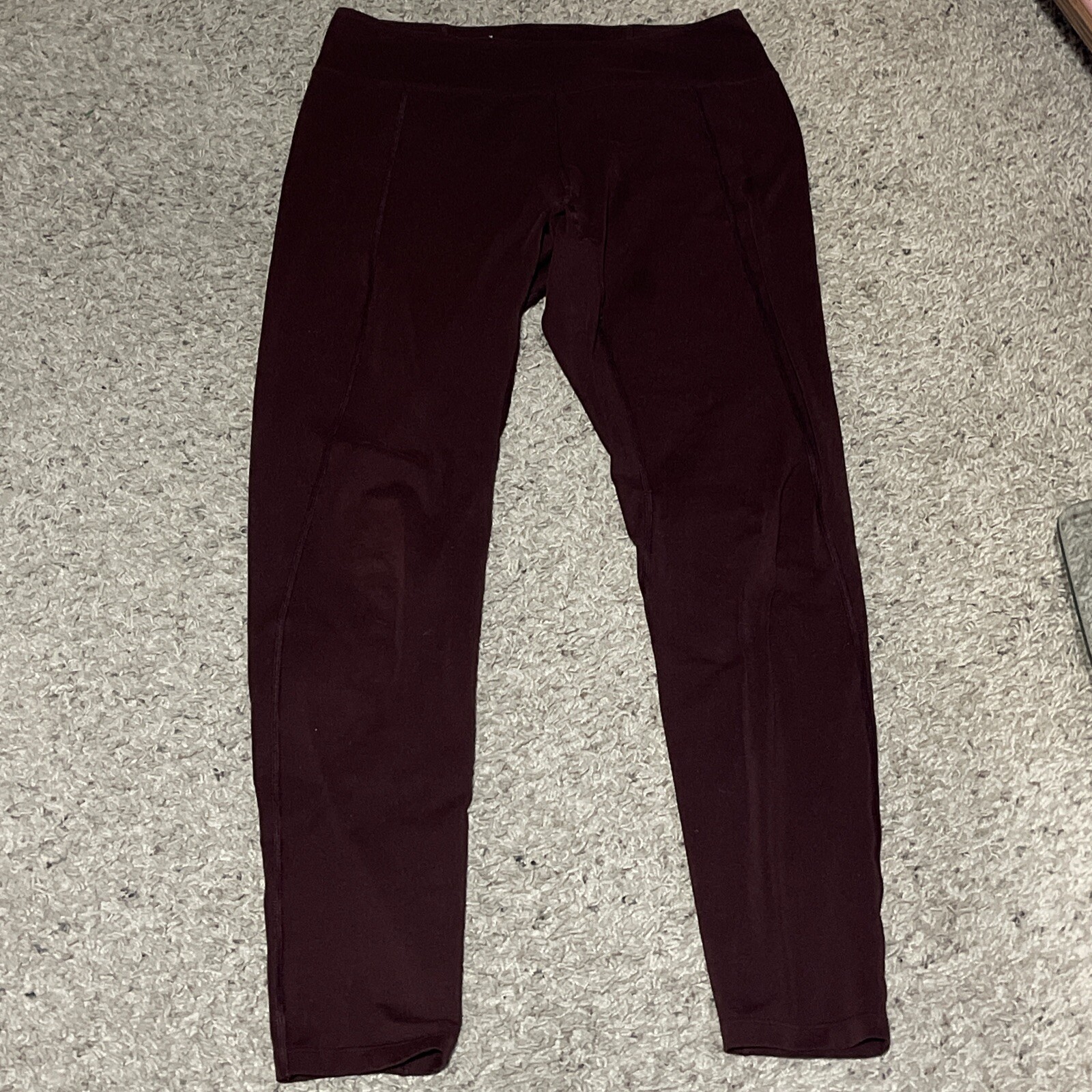 ARC'TERYX Arcteryx Leggings Donna Medio Marrone Tasche Escursionismo Palestra Yoga Corsa