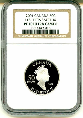 2001 Canada S50c Folklore & Legends Les Petits Sauteux NGC PF70 Ultra Cameo