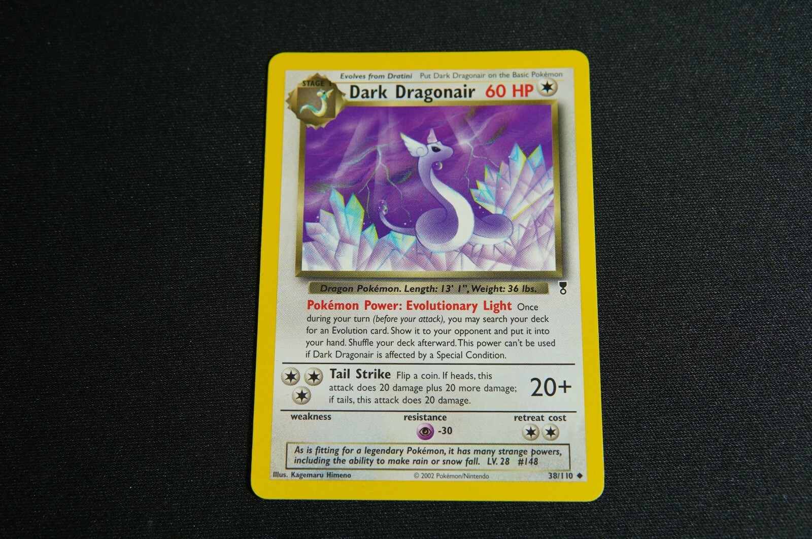 Dark Dragonair Legendary Collection 2002 Uncommon 38/110 Pokemon Card Near Mint