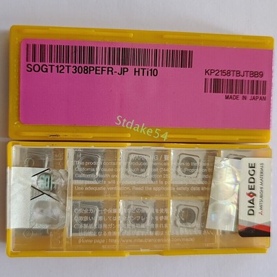 SOGT12T308PEFR-JP HTi10 Mitsubishi Tools CNC 10pcs blade Carbide Inserts Origina