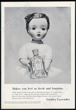 1956 Madame Alexander doll photo Yardley English Lavender vintage print ad