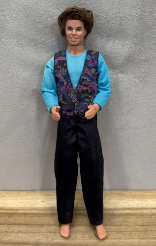 Barbie TOTALLY HAIR Ken Doll 1991 Mattel Preowned VINTAGE 1990’s 90’s Figure Toy