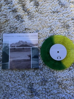 Handguns Forever Came Calling Vinyl Record Split EP Punk Pop Pure Noise Green