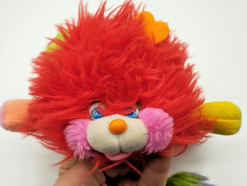 Popples - Peluche Rosso - Mattel - Vintage Anni 80