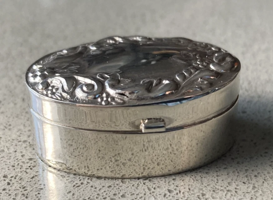 Sterling Silver Pill Box for sale | eBay