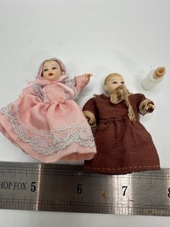 dollhouse miniatures 1:12 doll lot