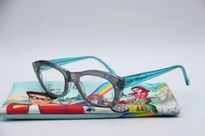 NEW FRANCIS KLEIN ALBAN B89.B78-1 CLEAR BLUE AUTHENTIC FRAMES EYEGLASSES 49-21