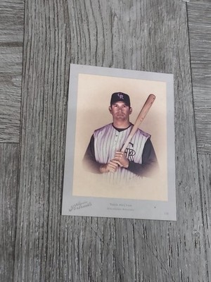TODD HELTON 2005 DONRUSS STUDIO STUDIO PORTRAITS CARD. #22/50. ROCKIES.
