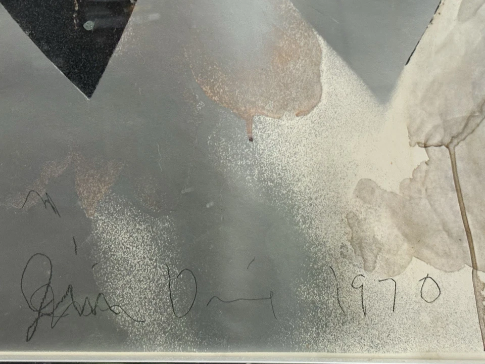 复古 1970 年 JIM DINE 8 心上市签名流行艺术平版印刷 — 第 2/2 张图片