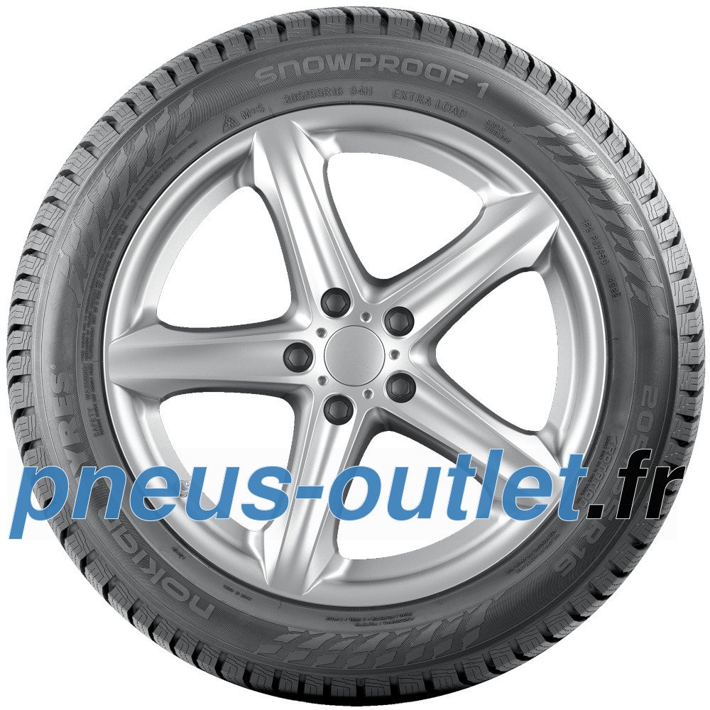 Nokian Snowproof 1 215/55 R17 98H XL pneu anti-aquaplaning haute adhérence