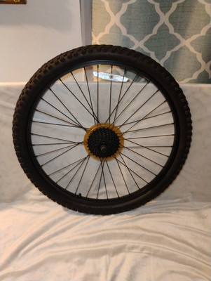 24''x 2.10 Rear Bicycle Wheel 36 Spoke 7 Gear