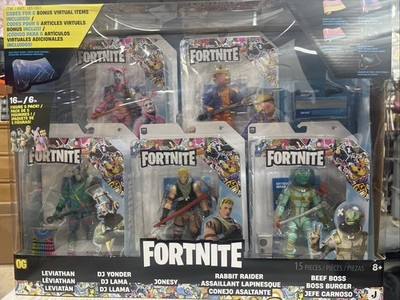 Fortnite Legendary Series 5-Pack Figure Set + Codes for 6 Virtual Items