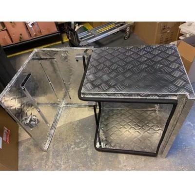 Universal Aluminium Generator Tool Box 30''x20''x24'' Outdoor/RV/Trailer/Track