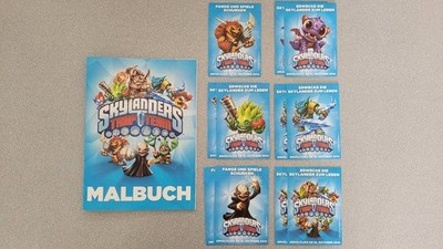 Malbuch & Sticker - Skylanders Trap Team - Promo - RARE