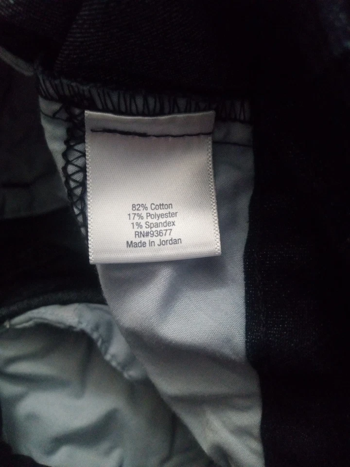 Jeans capri St Johns Bay para mujer Plus 22W azul oscuro elástico denim (40X18) Foto 4 de 4