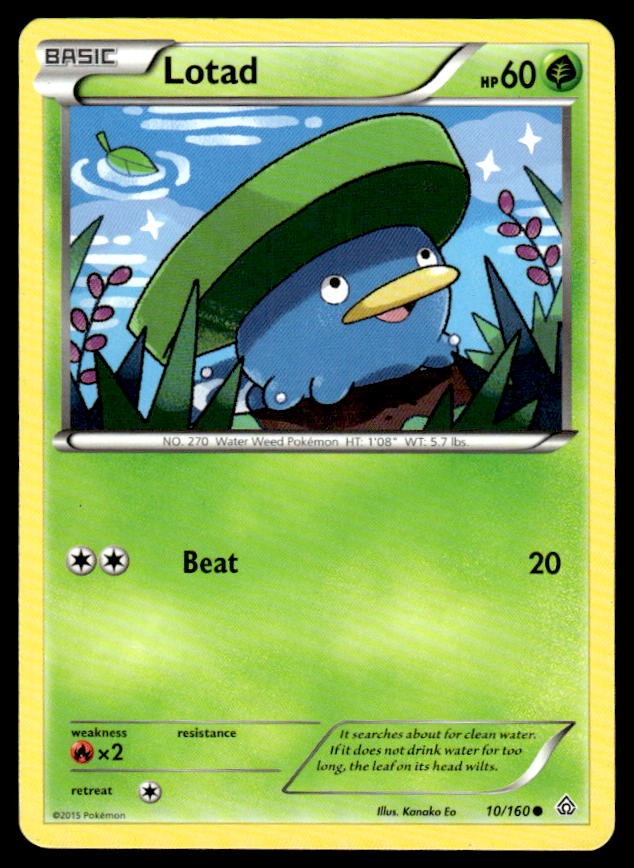 XY - Primal Clash #10/160 Lotad