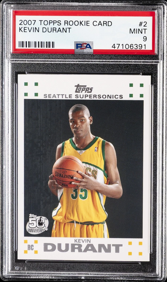 Topps Kevin Durant 9 Graded Basketball Sports Trading Cards