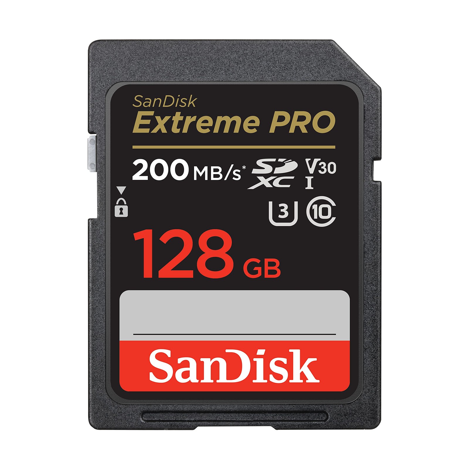 SanDisk Extreme PRO SDXC 128 GB V30 Grigio Scuro Resistente