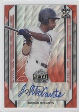 2021 Leaf Metal Draft Red Wave 1/3 Jordan McCants #BA-JM2 Auto 0m0g