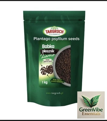 PLANTAGO PSYLLIUM Seeds /FIBRE DETOX/Babka Płesznik PREMIUM QUALITY TARGROCH 1kg