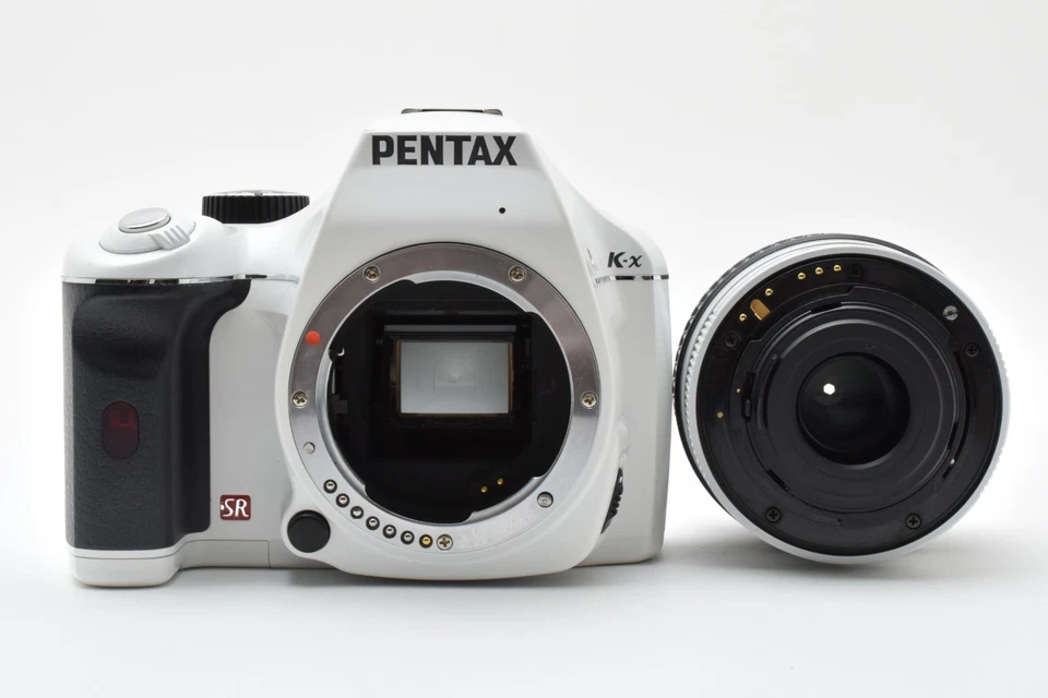 Cámara digital SLR PENTAX K K-x 12,4 MP - Kit blanco lente AL 18-55 mm Japón 2551930 - Imagen 2 de 4