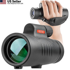 Monocular Telescope High Power 8x42 Monoculars Scope Compact dark black