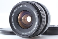 CLA' Near MINT Canon FD 28mm f/2.8 s.c. Wide Angle MF From JAPAN