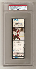 Kirk Muller NHL Debut 10/12/1984 NJ Devils Opening Night Full Ticket PSA 2