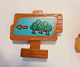 Lego Duplo Disney Winnie The Pooh Figure Forest Sign Bush & Grass Piece Set 2983