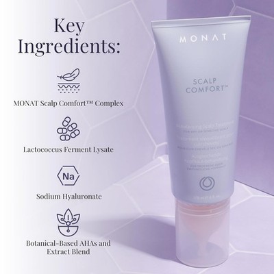 Monat Scalp Comfort Rebalancing Treatment for Dry or Sensitive Scalp 6 fl oz NEW