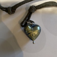 Emaillierte Sterling Silber 925 Herz Anhänge...