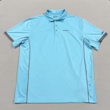 Nike Dri-Fit Polo Shirt Mens XL Blue Walt Disney World Golf Performance