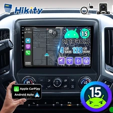 4+128G Carplay Car Stereo Radio GPS For 2014-2018 Chevrolet Silverado GMC Sierra