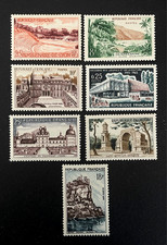 FRANCE 1957 - TIMBRES NEUFS*- YT  1124 # 1128 , 1130 , 1448 - Sites , Monuments