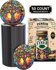 50Pcs Canning Lids Regular Mouth Superb Not Easy to Rust Excellent Air Tightness