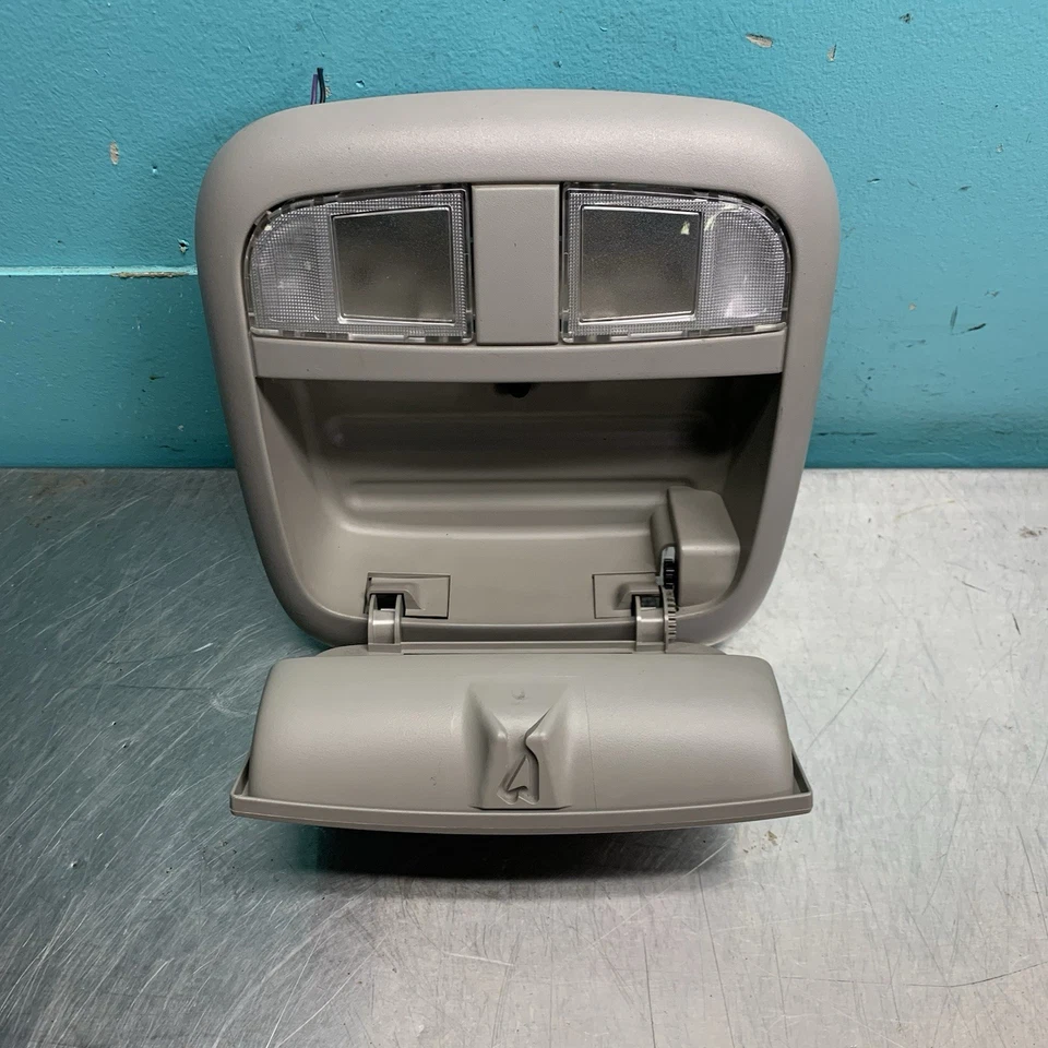 🔥2000-2006 NISSAN SENTRA CONSOLA SUPERIOR DOMO LUZ MAPA LÁMPARA MONTAJE GRIS OEM Foto 2 de 4