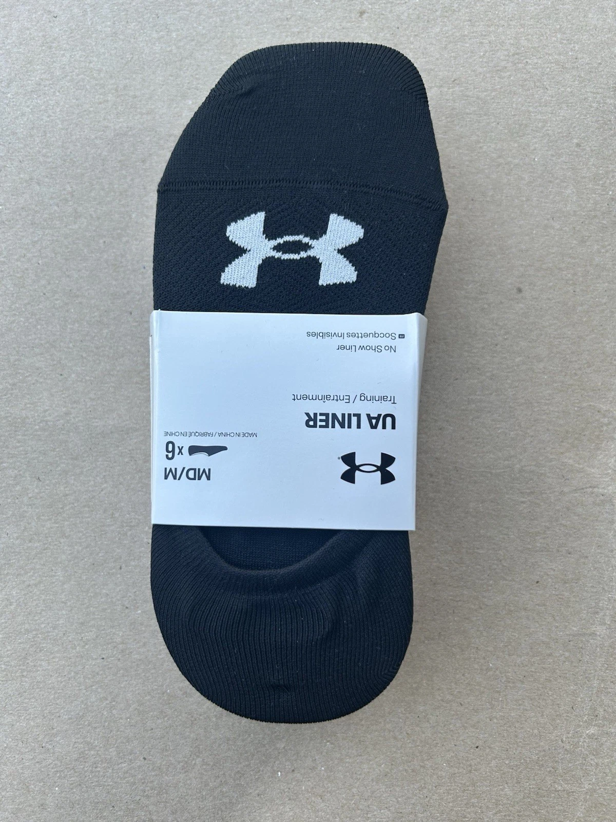 Under Armour Women's UA Breathable Liner No Slip No Show Socks, 6 Pairs,
