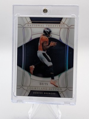 2021 Panini National Treasures #11 Courtland Sutton Holo Silver #/25