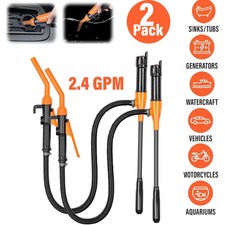 2 Portable Battery-Powered Gas and Liquid Pumps Electric Fuel Transfer Pump