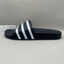 Adidas Adilette Slides - Black/White - UK9/EU43 - 280647 New