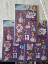 American Greetings Disney Jr NIP 81 Princesses Stickers Lot Of 3 Packages